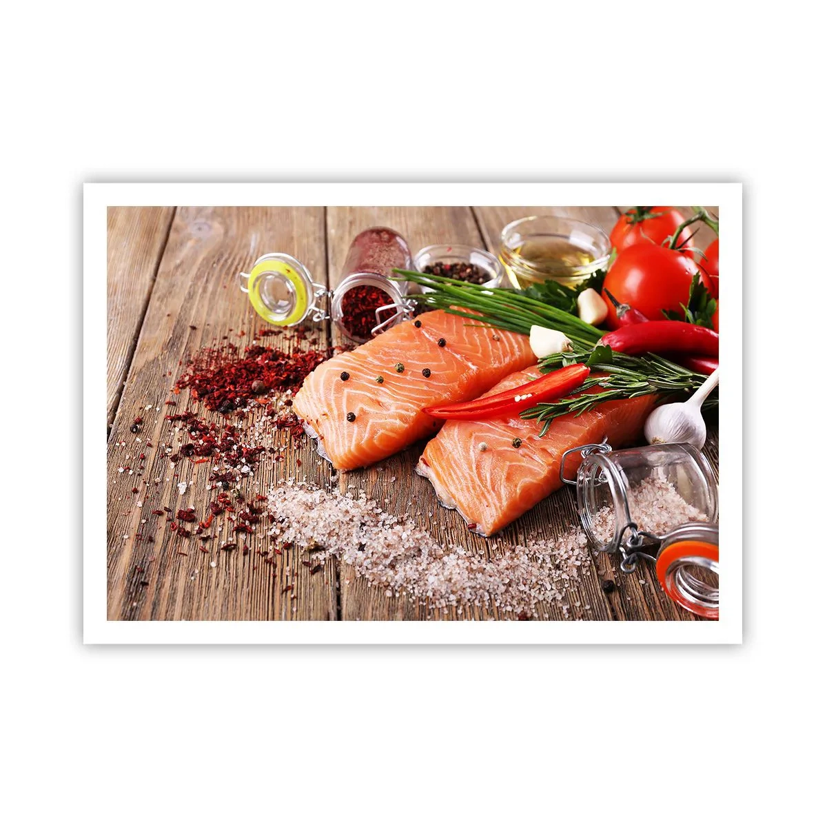 Affisch - Norskt äventyr i köket - 100x70 cm