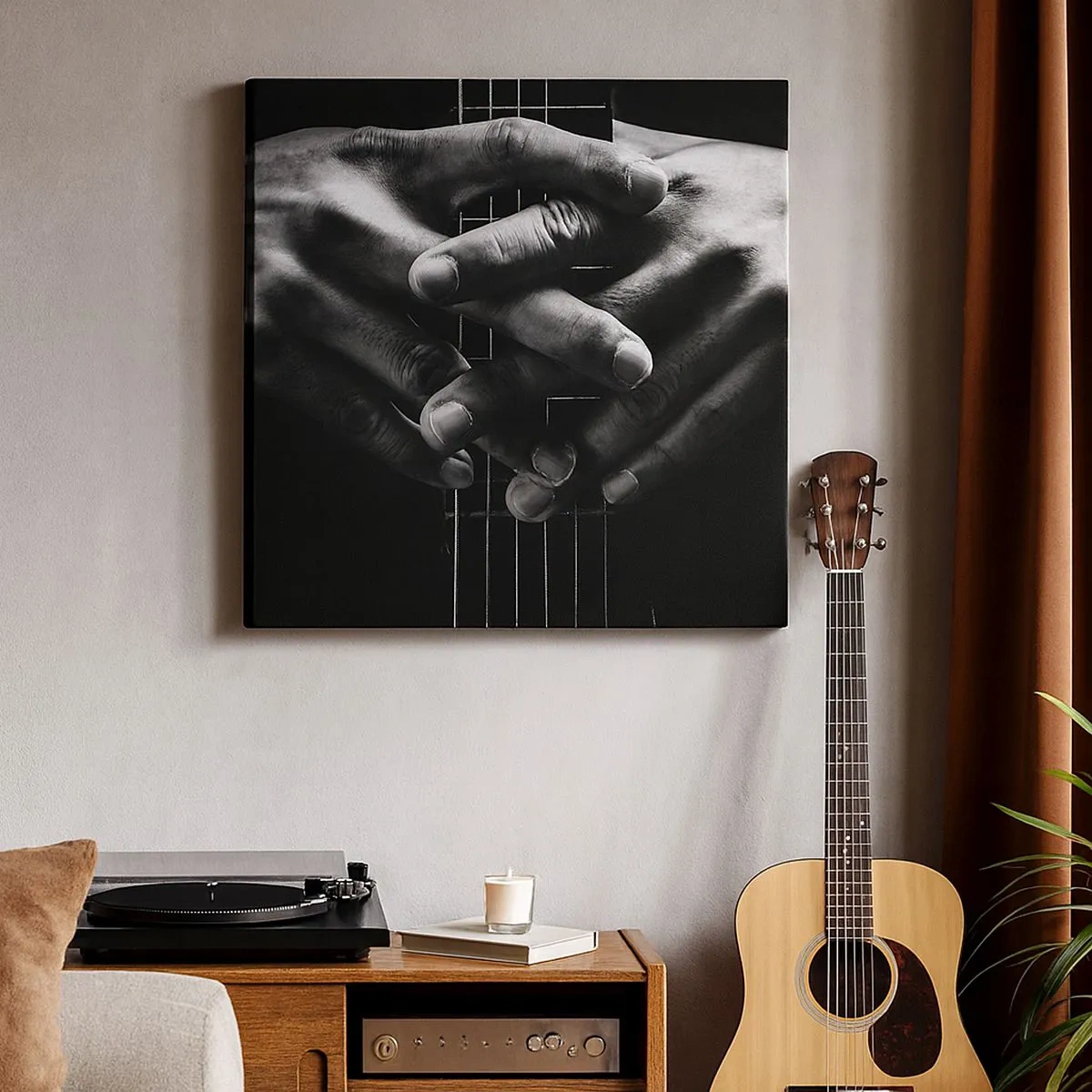 Canvastavla - Bild på duk - Artistens bön - 30x30 cm