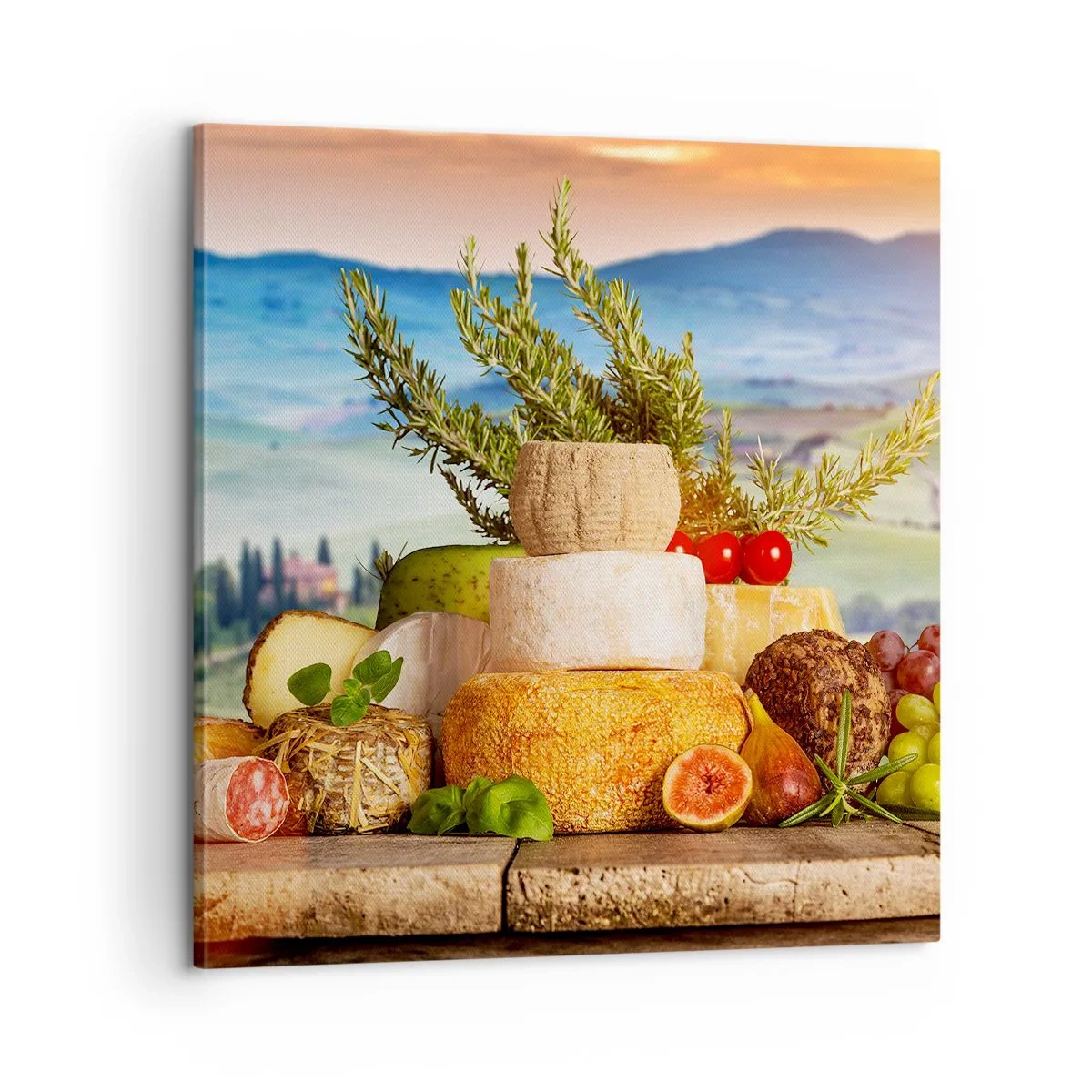 Canvastavla - Bild på duk - Italiensk livsglädje - 60x60 cm
