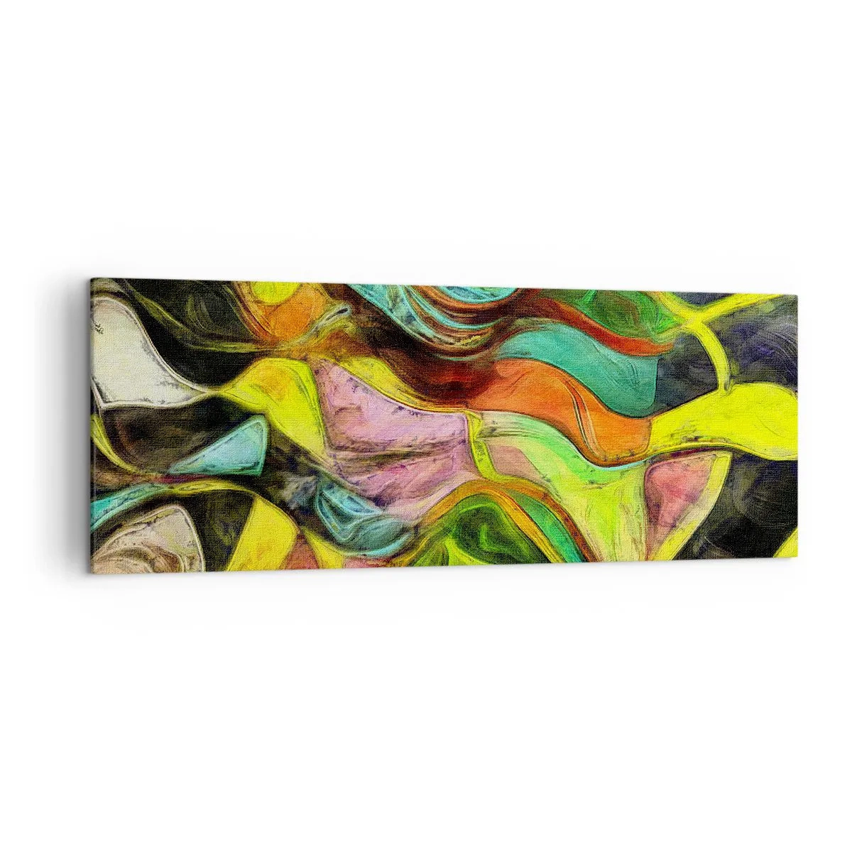 Canvastavla - Bild på duk - Rörelse är liv - 140x50 cm