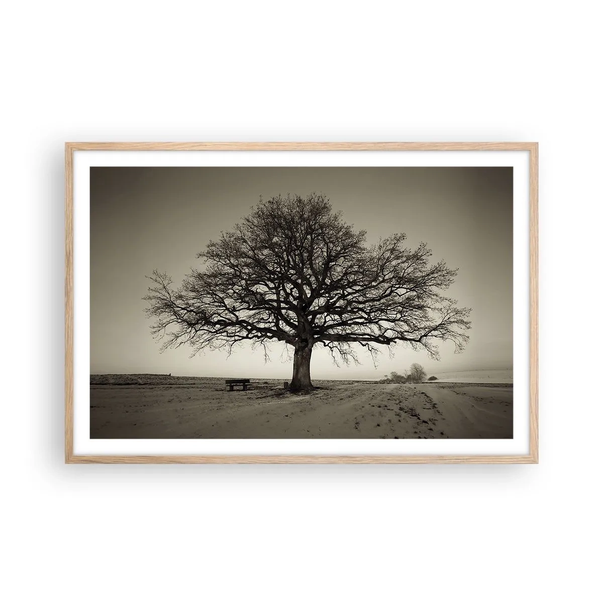 Affisch i ram av ljusek - Härifrån till evighet - 91x61 cm