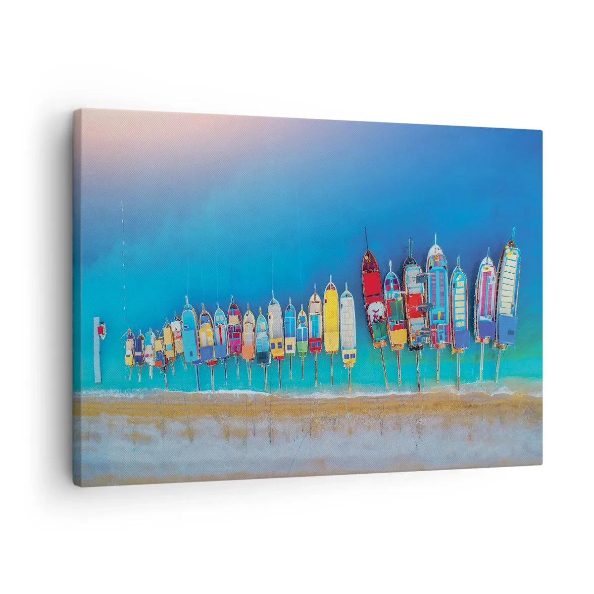 Canvastavla - Bild på duk - Ur fågelperspektivet - 70x50 cm