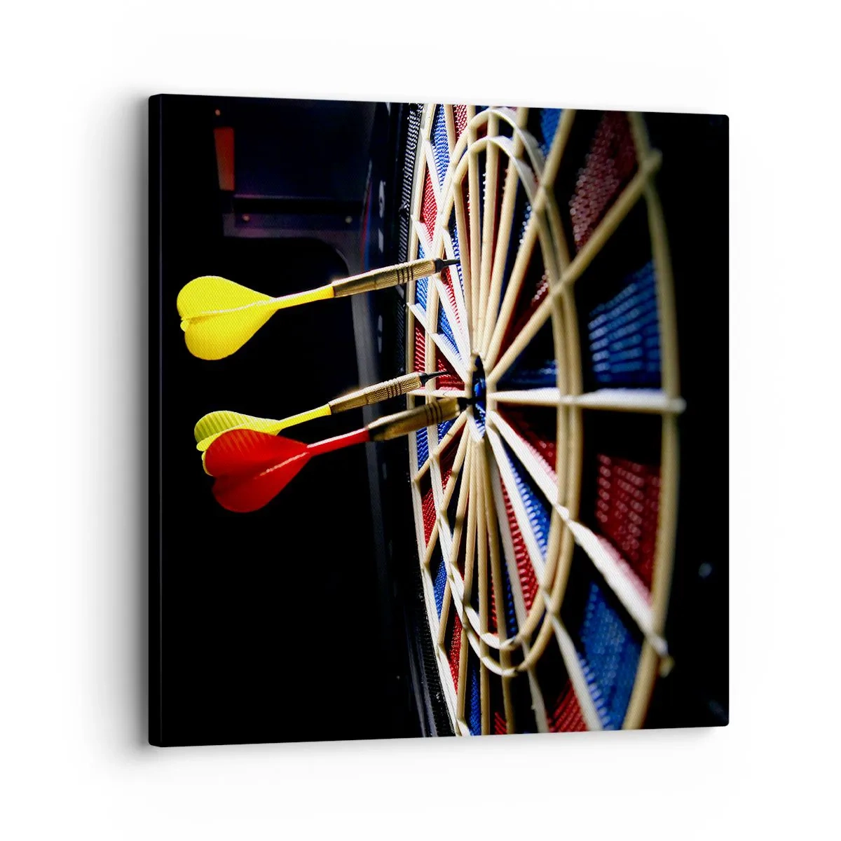 Canvastavla - Bild på duk - Mitt i prick - 30x30 cm