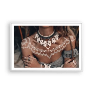 Affisch i vit ram - Kvinnlighetens talismaner, ritualer - 91x61 cm