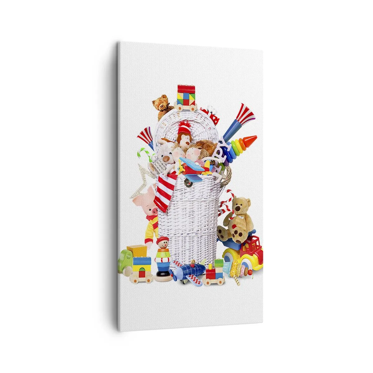 Canvastavla - Bild på duk - Småttingens skatter - 45x80 cm