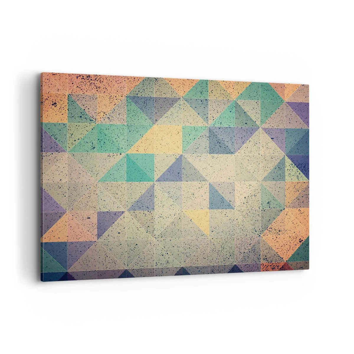 Canvastavla - Bild på duk - Trianglarnas republik - 120x80 cm