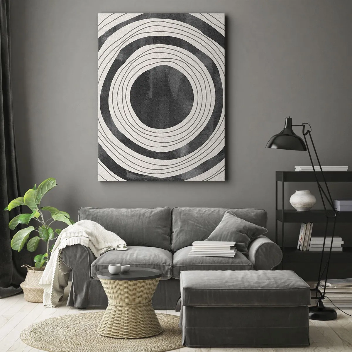 Canvastavla - Bild på duk - I själva kärnan - 45x80 cm