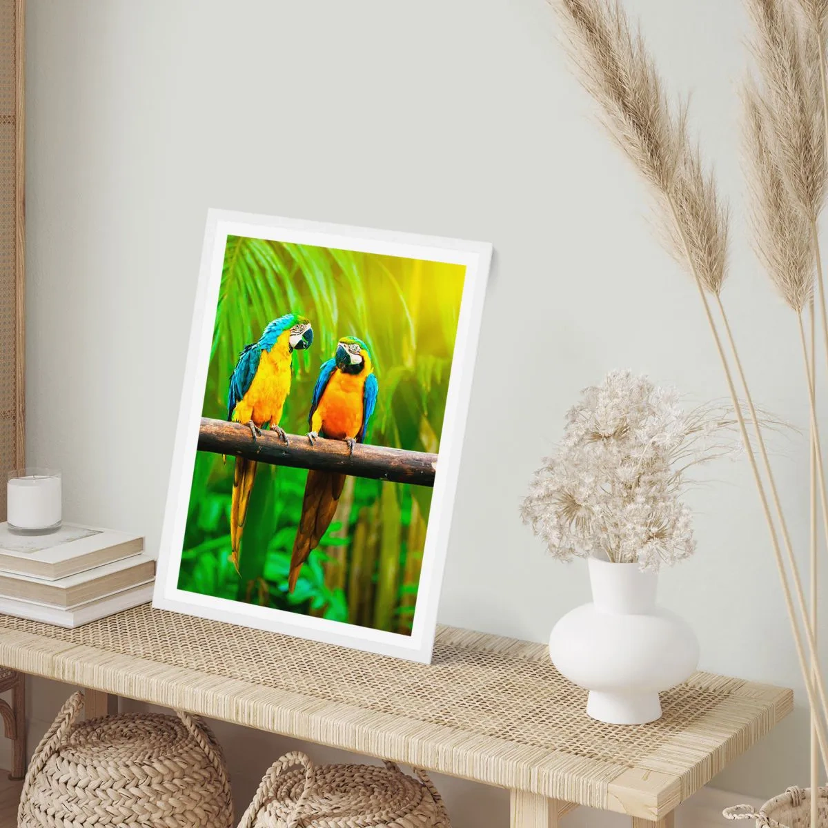 Affisch i vit ram - Har du hört att hon...? - 40x50 cm