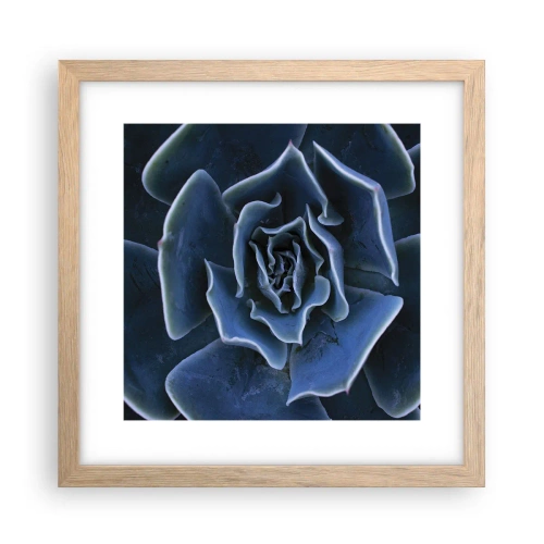 Affisch i ram av ljusek - Öknens blomma - 30x30 cm