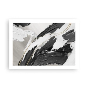 Affisch - Storslagen abstraktion - 70x50 cm