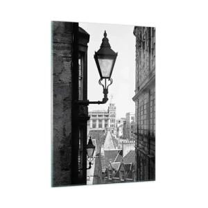 Glastavla - Bild på glas - Historia från Edinburgh - 50x70 cm