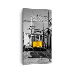 Canvastavla - Bild på duk - Lissabons anda - 45x80 cm