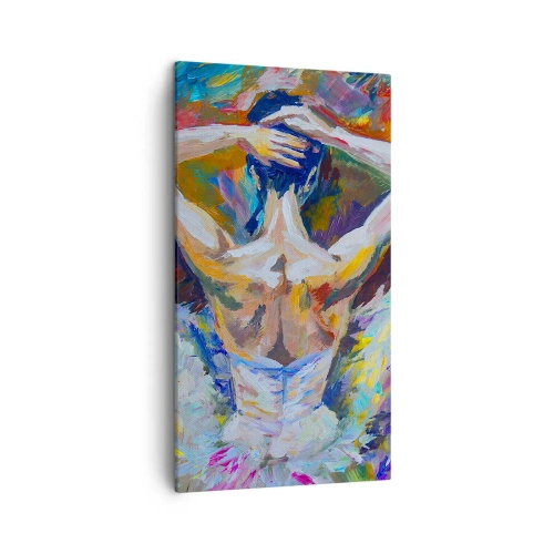 Canvastavla - Bild på duk - Det kan vara allt - 45x80 cm