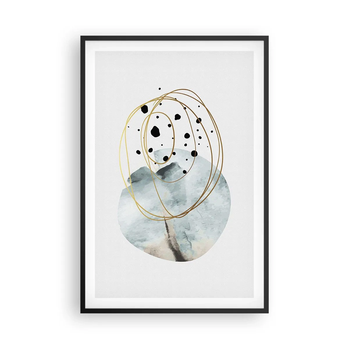 Affisch i svart ram - I rummets famn - 61x91 cm