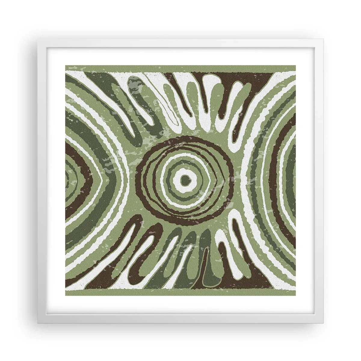 Affisch i vit ram - Explosion av känslor - 50x50 cm