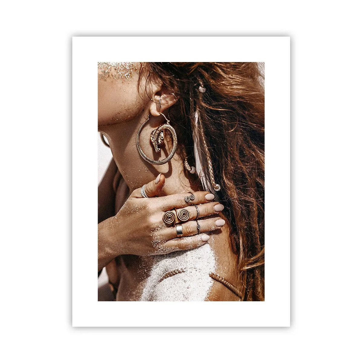 Affisch - Vilda strandens drottning - 30x40 cm