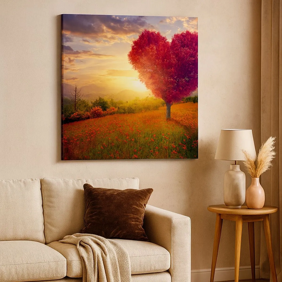 Canvastavla - Bild på duk - Tagande - 30x30 cm