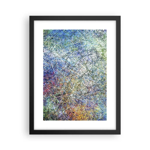 Affisch i svart ram - Det är inte så enkelt - 30x40 cm