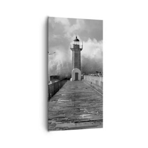 Canvastavla - Bild på duk - Orädd  - 65x120 cm