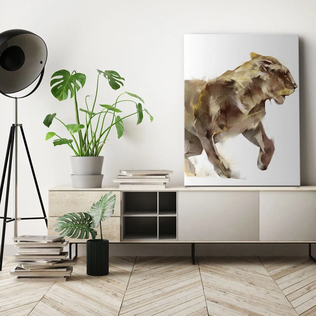 Canvastavla - Bild på duk - Vild grace - 50x70 cm