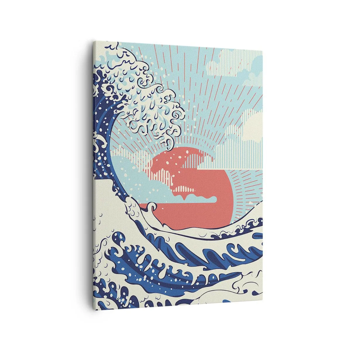 Canvastavla - Bild på duk - Ur japanska inspirationer - 50x70 cm