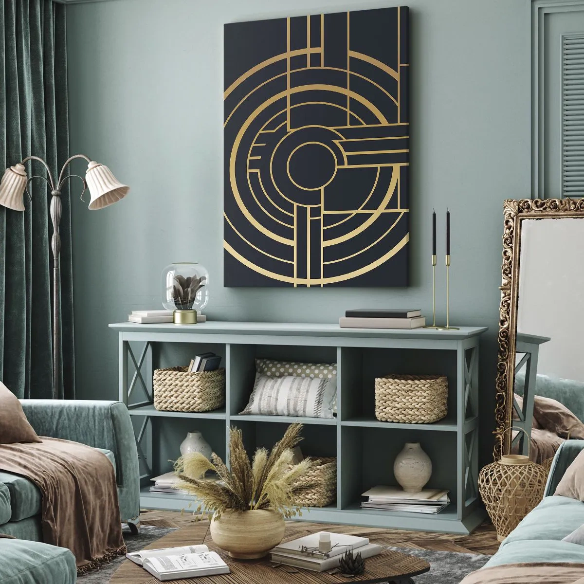 Canvastavla - Bild på duk - Sakernas gång - 50x70 cm