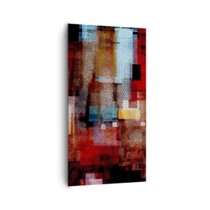 Canvastavla - Bild på duk - Blandat och mixat - 65x120 cm