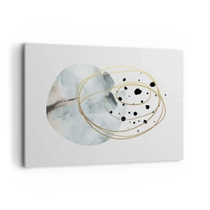 Canvastavla - Bild på duk - I rummets famn - 100x70 cm