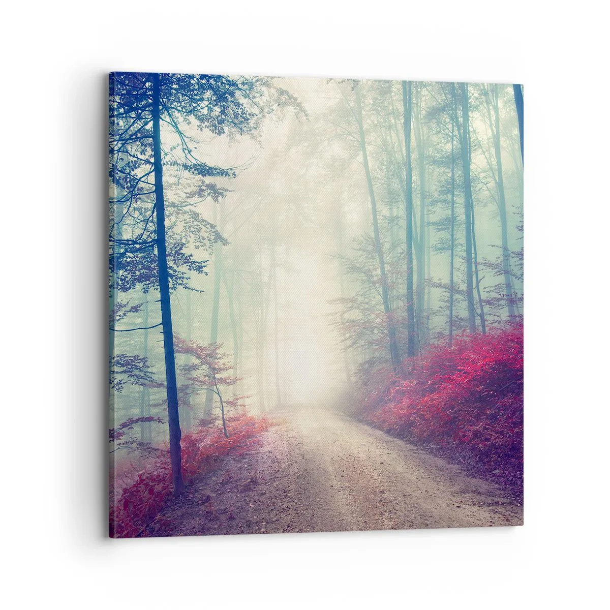 Canvastavla - Bild på duk - Det är bra att gå upp tidigt - 70x70 cm