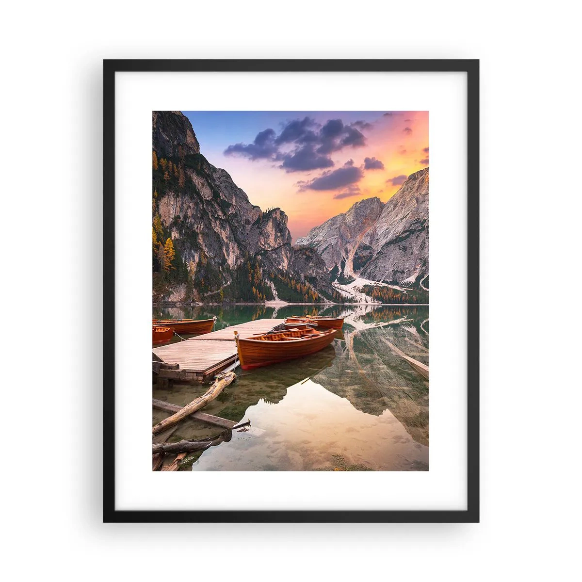 Affisch i svart ram - Dagens löfte - 40x50 cm