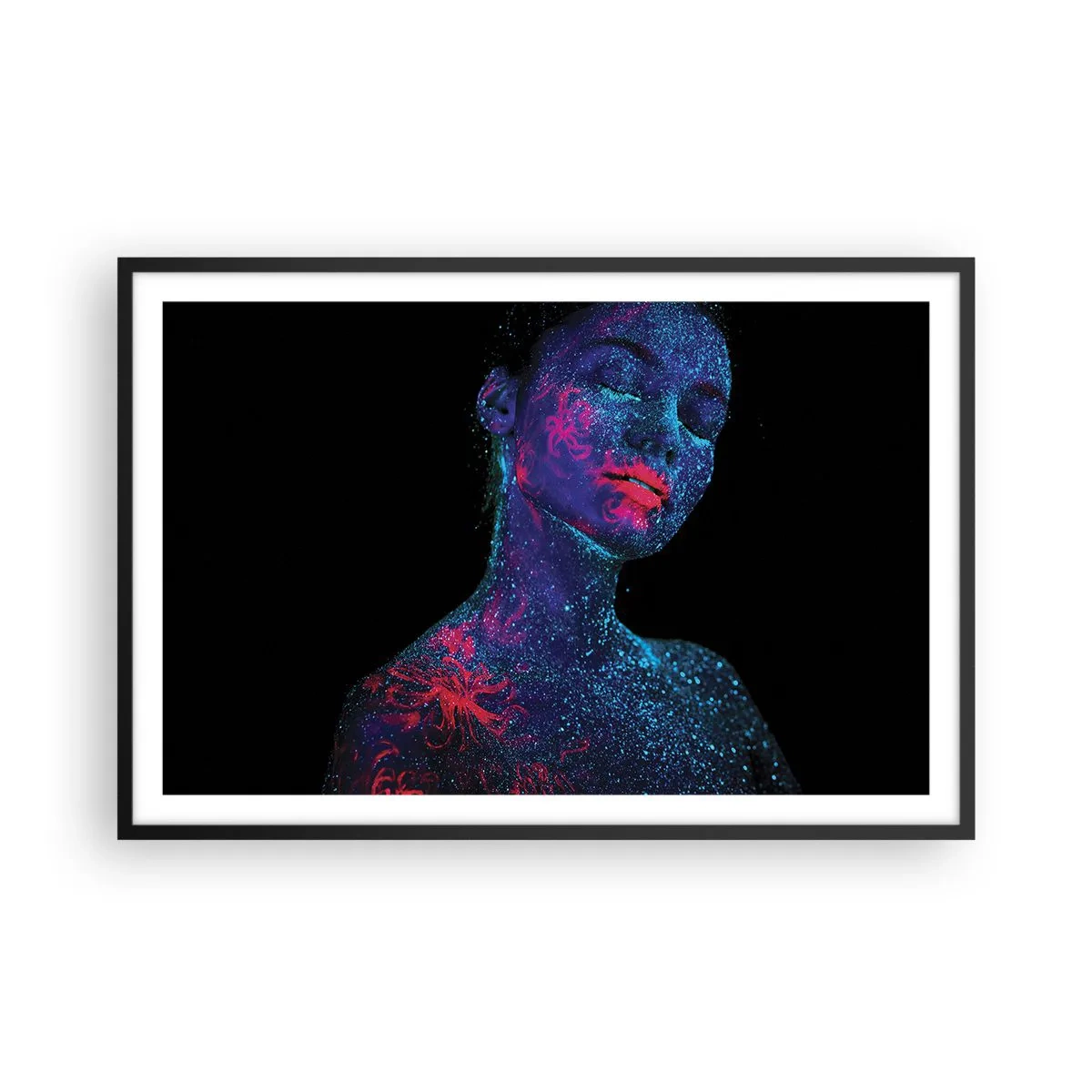 Affisch i svart ram - I sjärndammet - 91x61 cm