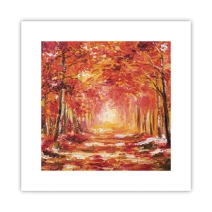 Affisch - Kopparskog - 30x30 cm