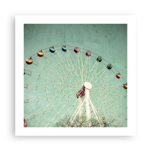 Affisch - Välkommen att ha kul - 50x50 cm