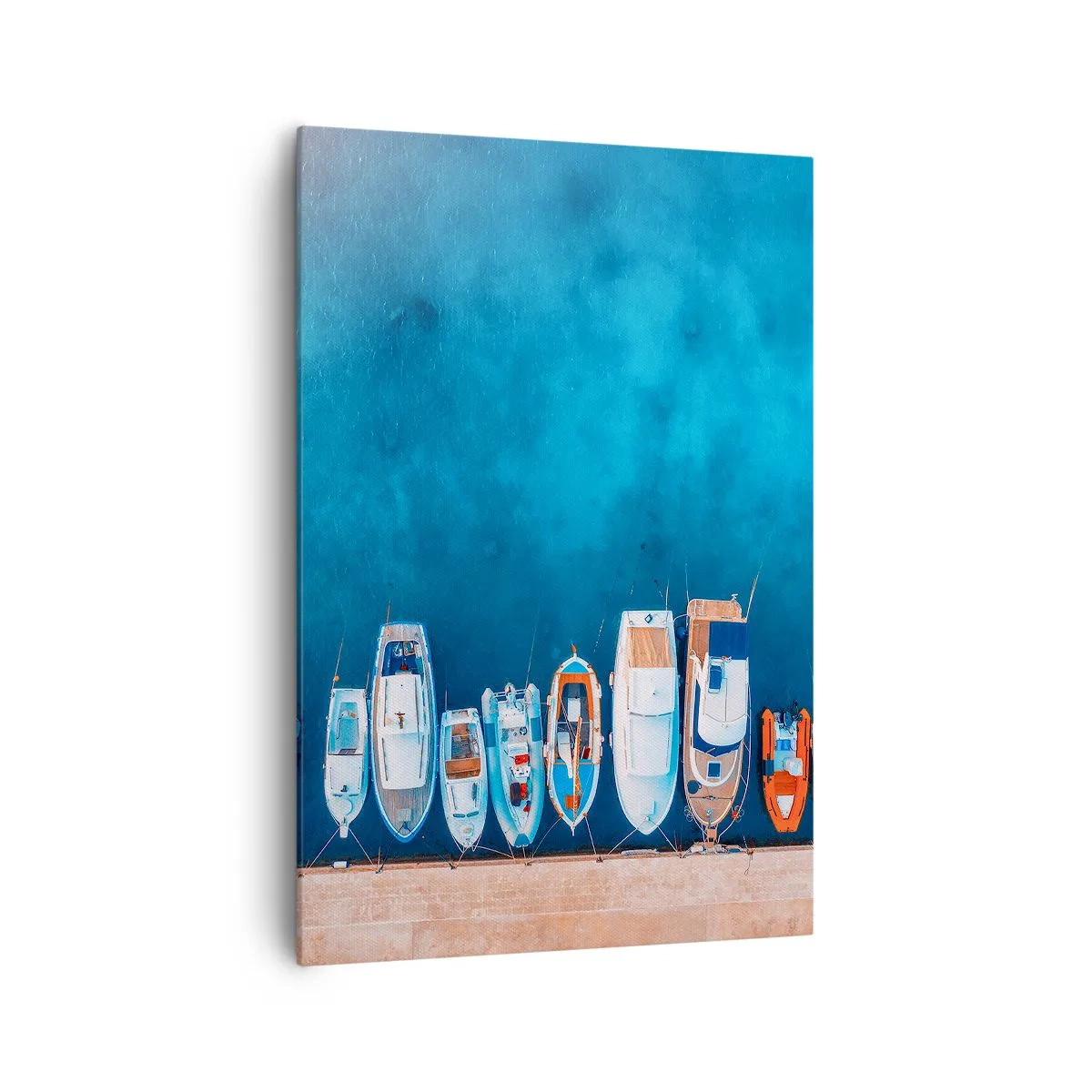 Canvastavla - Bild på duk - I en rad - 70x100 cm