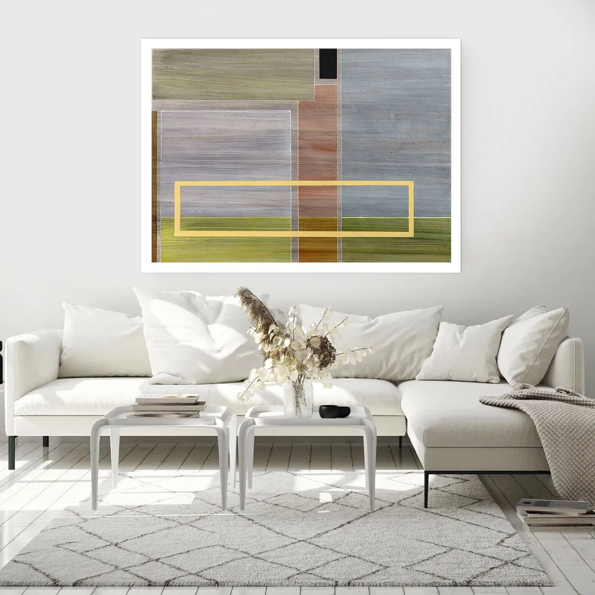 Affisch - Rakt och lugnt - 40x30 cm