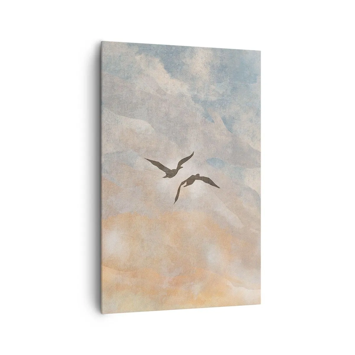 Canvastavla - Bild på duk - Dans på himlen - 80x120 cm