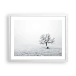 Affisch i vit ram - Mot intet - 50x40 cm