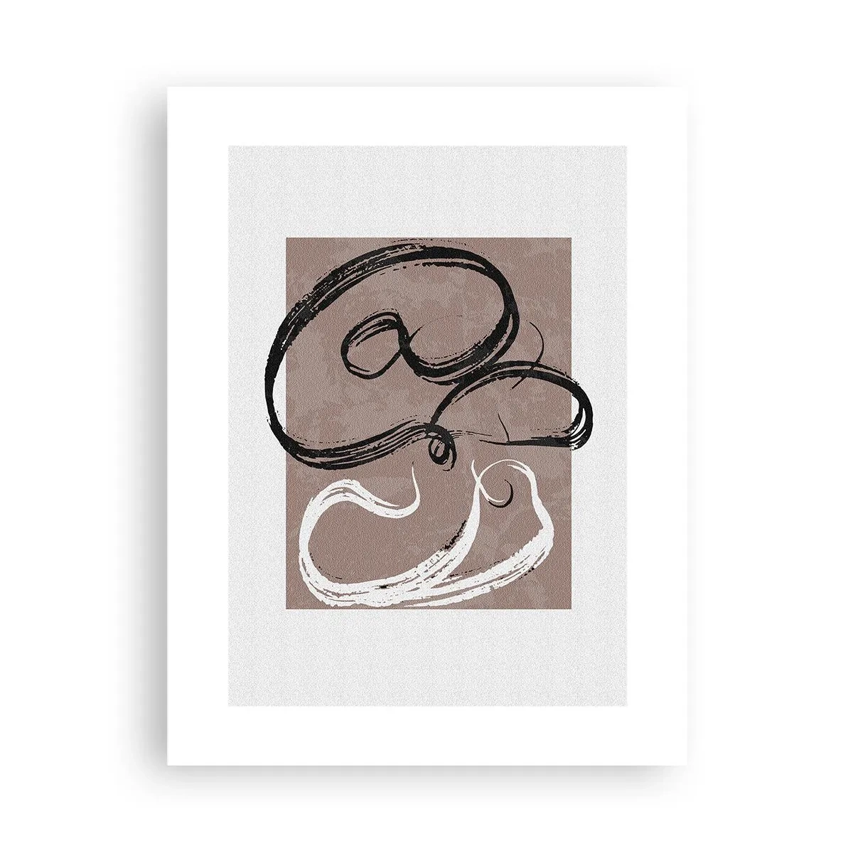 Affisch - Komposition - sökande efter fullständighet - 30x40 cm