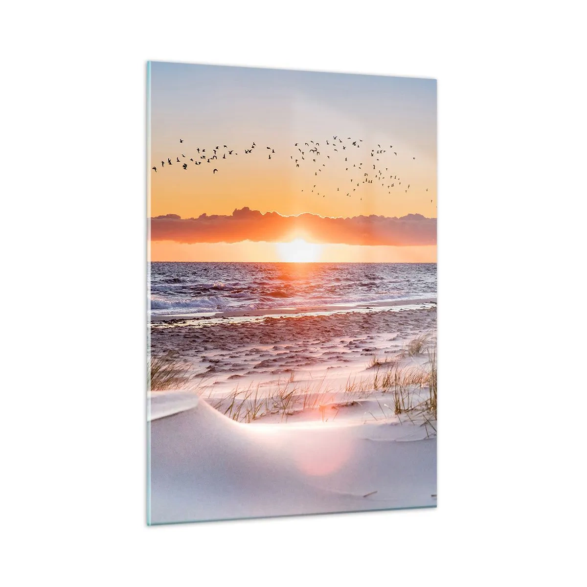 Glastavla - Bild på glas - Horisontellt landskap - 50x70 cm