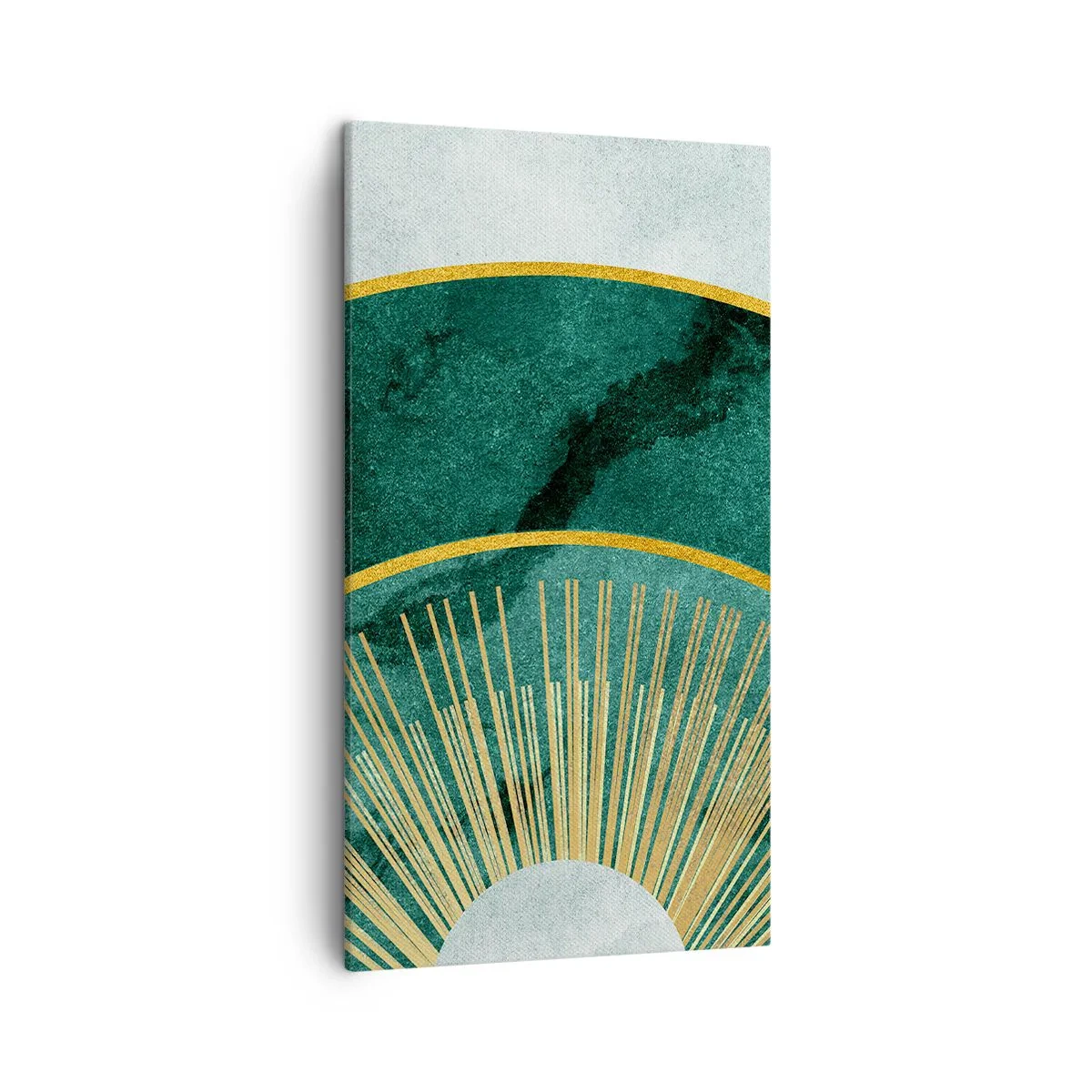 Canvastavla - Bild på duk - Ett annorlunda solsystem - 45x80 cm