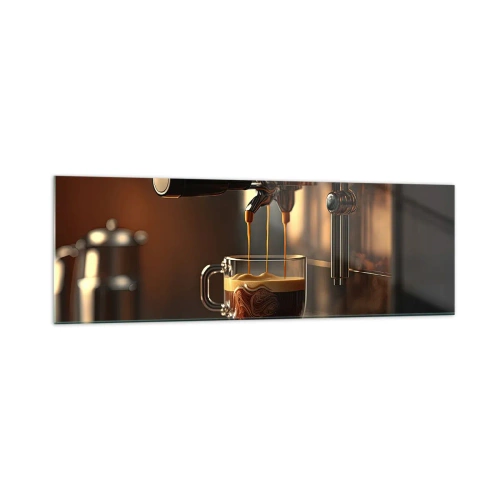 Glastavla - Bild på glas - En sensuell blandning - 160x50 cm