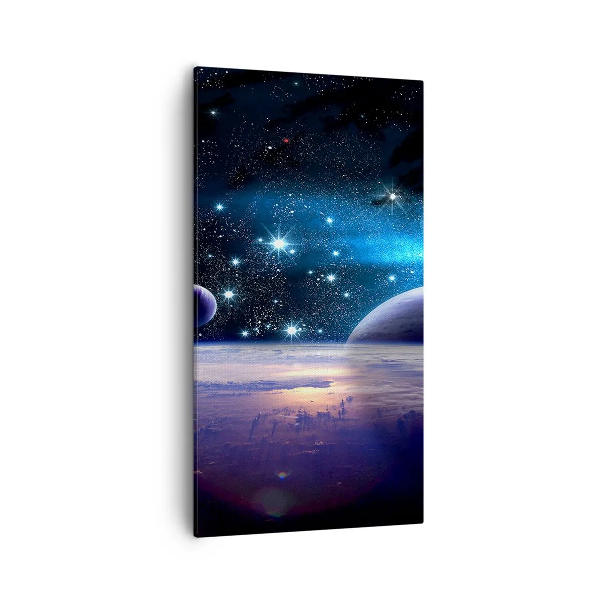 Canvastavla - Bild på duk - Fortfarande ensamma? - 55x100 cm