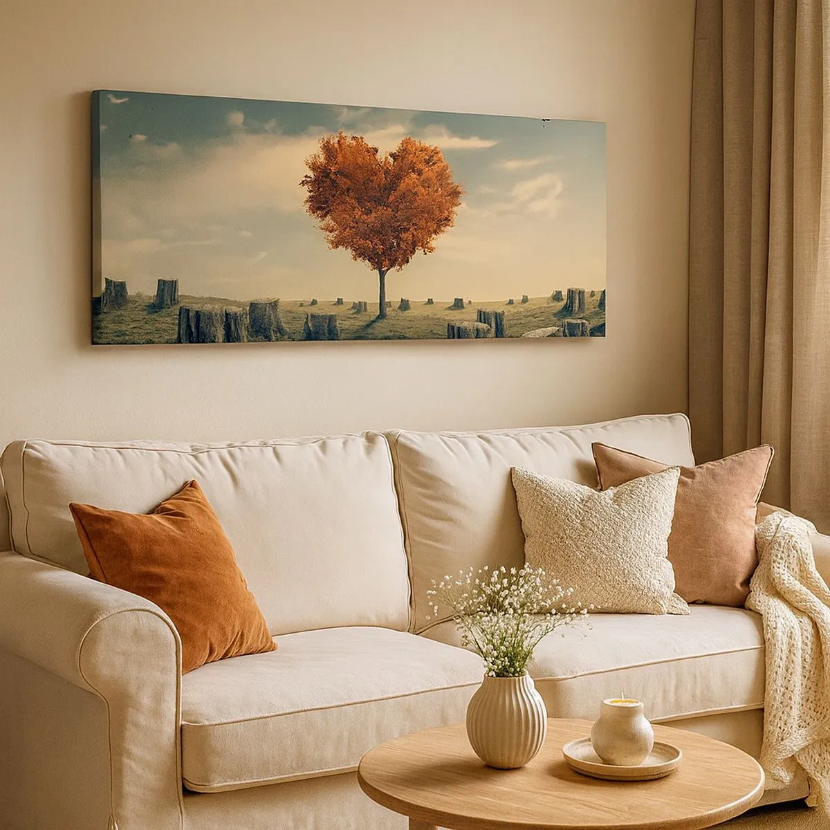 Canvastavla - Bild på duk - Det finns fortfarande hopp - 100x40 cm