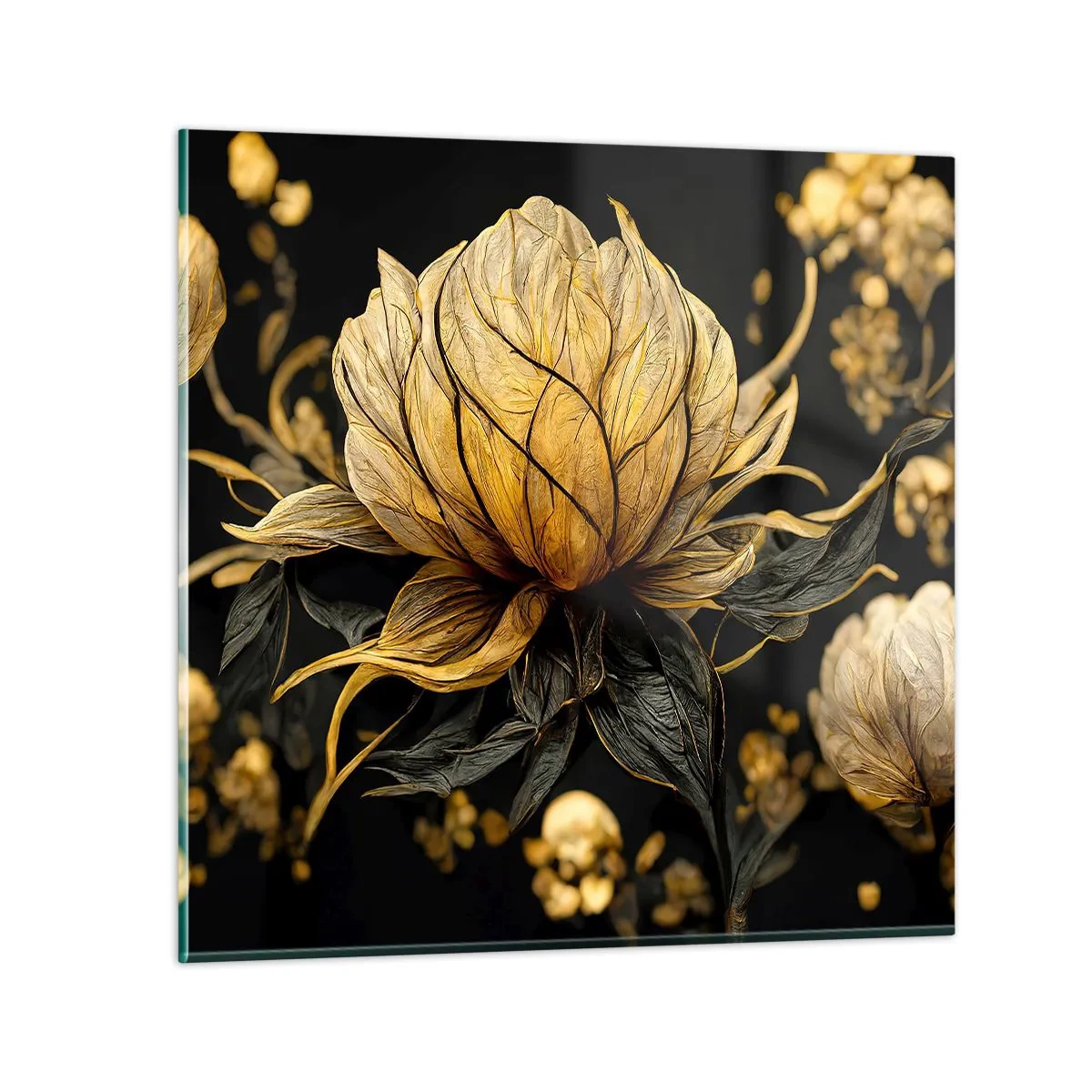 Glastavla - Bild på glas - Subtil skörhet - 40x40 cm