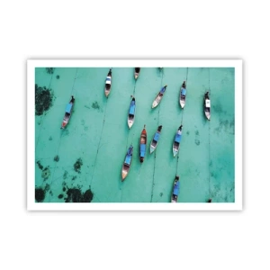 Affisch - Under en glad väntan - 100x70 cm