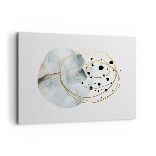 Canvastavla - Bild på duk - I rummets famn - 120x80 cm