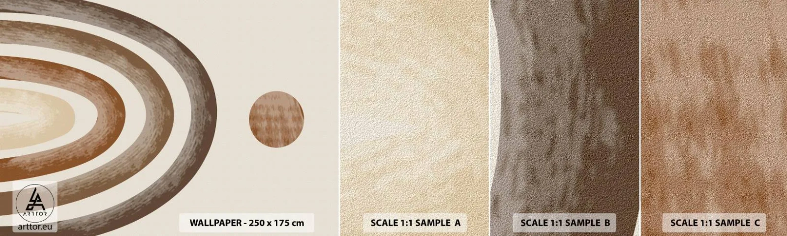 Fototapet Prov Standard Eco - I den avlägsna galaxen - Abstraktion, Bit, Design - 100x30 cm