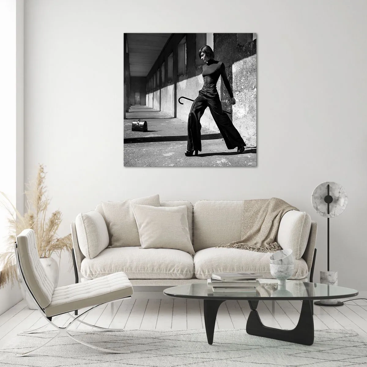 Glastavla - Bild på glas -  Stadselegans - 50x50 cm