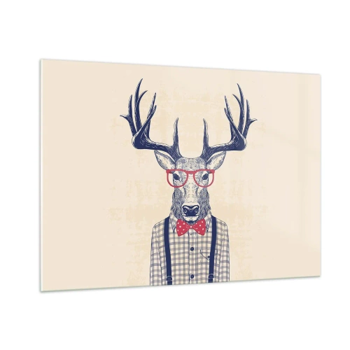 Glastavla - Bild på glas - Rolig extravagans - 100x70 cm