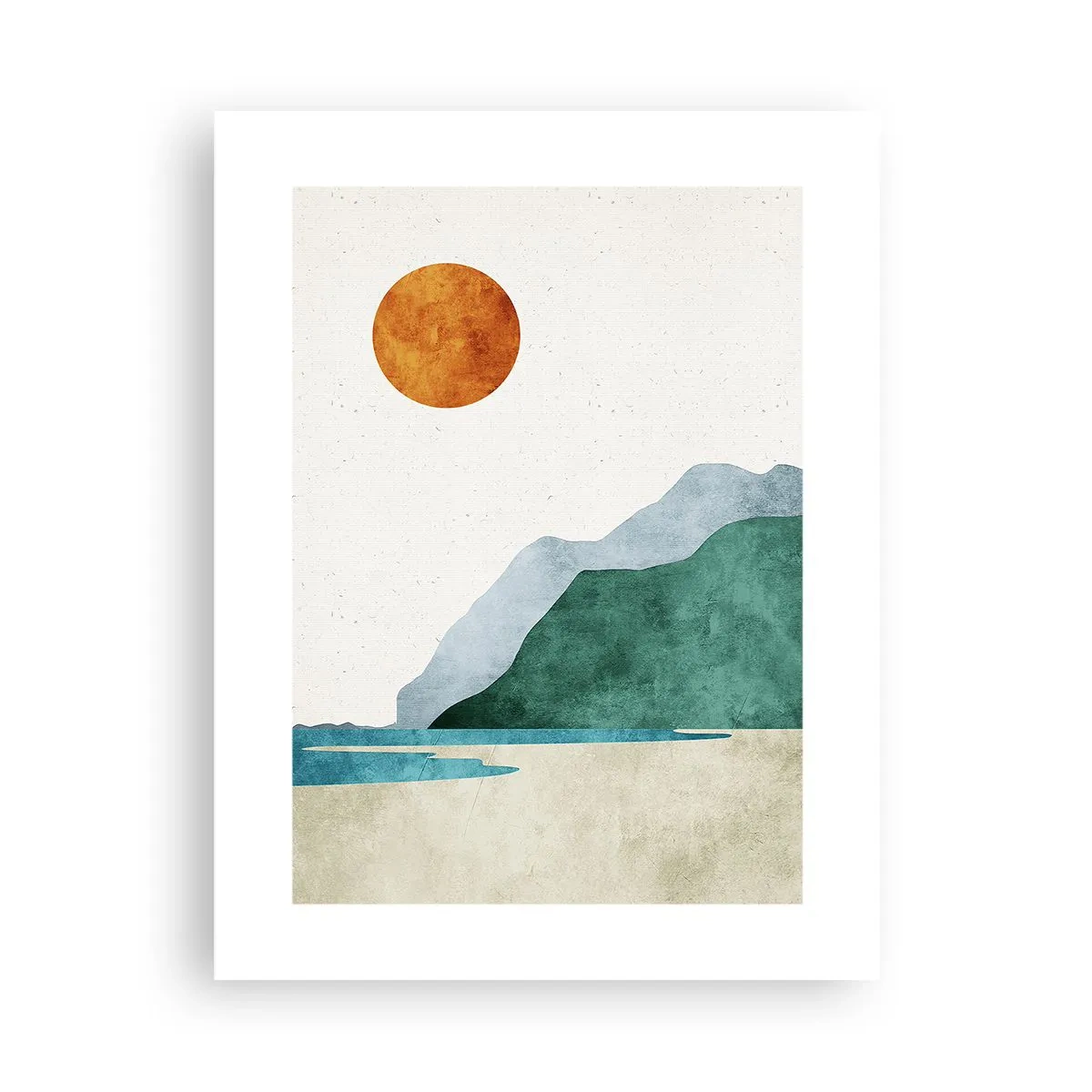 Affisch - Landskap som det borde vara - 30x40 cm